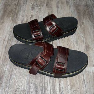 Dr. Martens Unisex Sandals Myles Buckles Straps  Slides Leather Size 12 Doc 